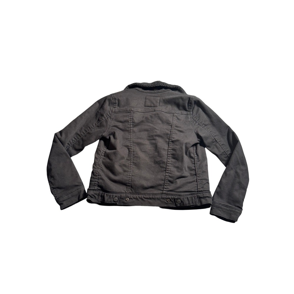 Levi's Black Sherpa-Lined Denim Jacket - Picture 3 of 16